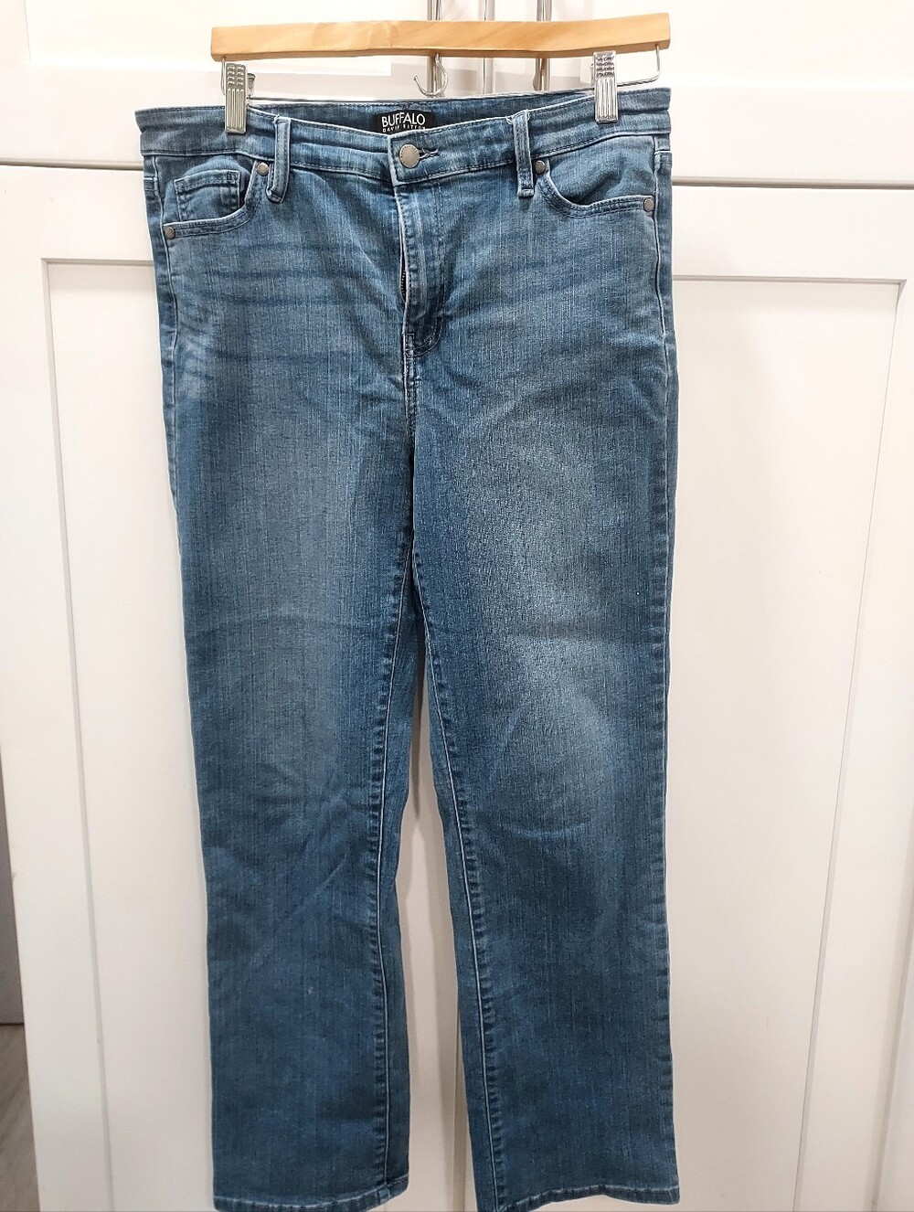 Buffalo David Bitton Womens Classic Straight Jeans - Blue - Picture 1 of 6